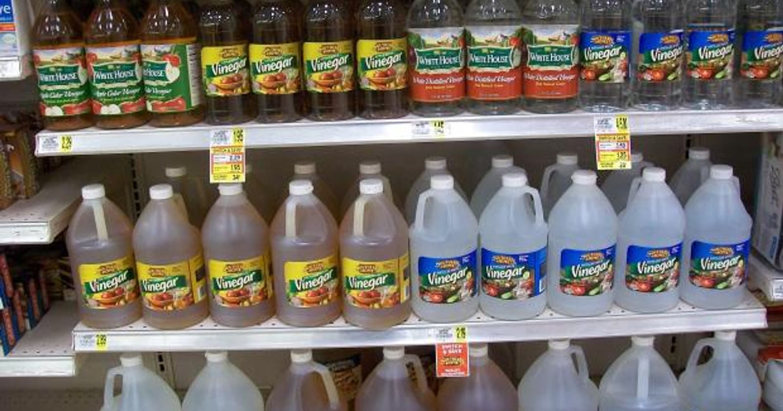 Botellas de vinagre, remedio casero habitual contra hormigas